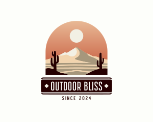 Outdoor Desert Cactus logo design