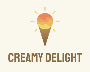 Ice Cream Sunset Sky logo