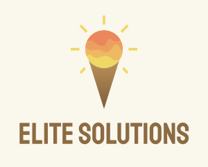 Ice Cream Sunset Sky logo