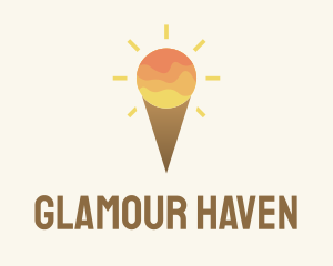 Ice Cream Sunset Sky logo