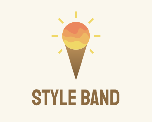 Ice Cream Sunset Sky logo