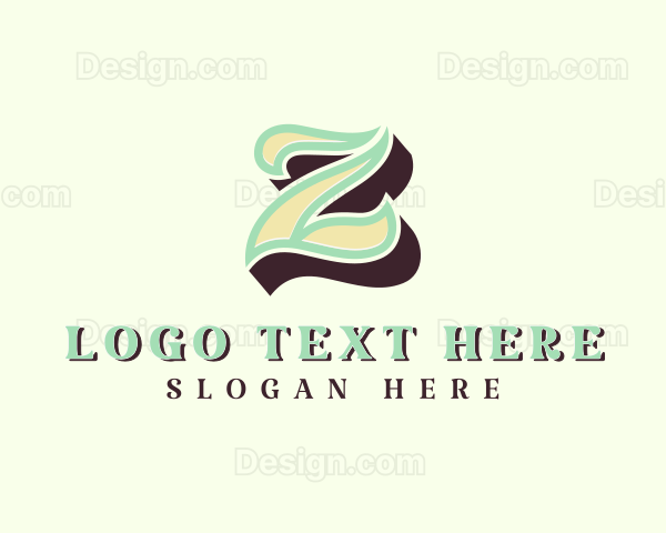 Fancy Stylish Business Letter Z Logo