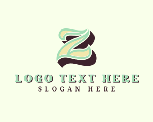 Fancy Stylish Business Letter Z logo