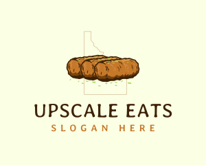 Croquettes Food Idaho logo design