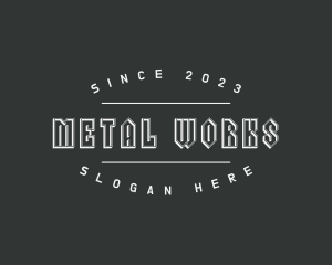 Gothic Metallic Business logo
