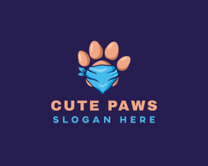 Animal Paw Pet logo design