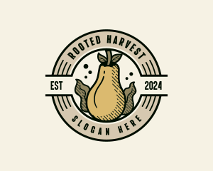 Organic Pear Farm logo design