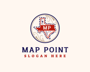 Western Texas Map logo