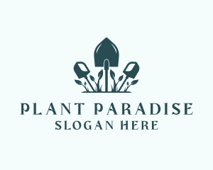 Plant Shovel Landscaping logo design