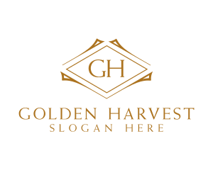 Golden Boutique Hotel logo design