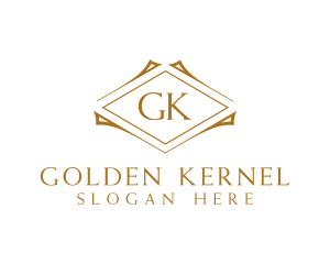 Golden Boutique Hotel logo design