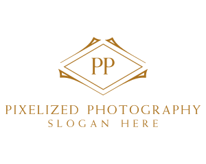 Golden Boutique Hotel logo design