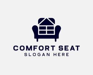 Seat Armchair Furniture  logo design