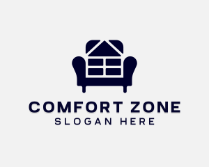 Seat Armchair Furniture  logo design