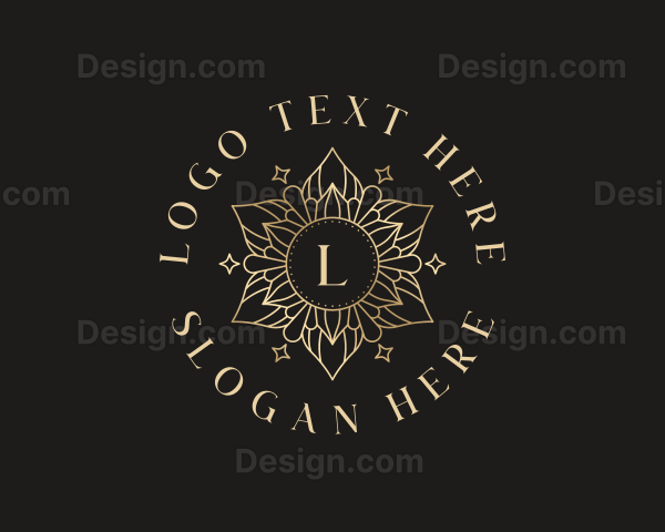 Luxury Floral Mandala Logo