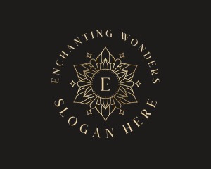 Luxury Floral Mandala logo design