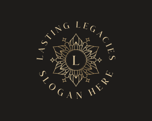 Luxury Floral Mandala logo design