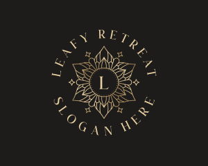 Luxury Floral Mandala logo design