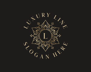 Luxury Floral Mandala logo design