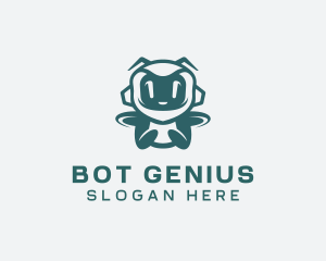 Cute Robot Toy logo design