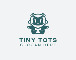 Cute Robot Toy logo design