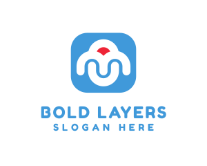 Modern Box App logo design