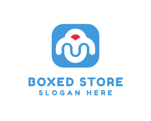 Modern Box App logo design