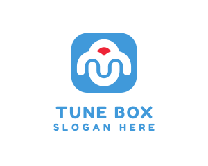 Modern Box App logo design