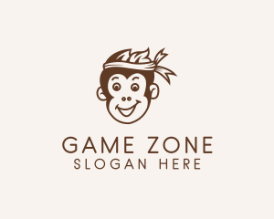 Monkey Gaming Jungle  Logo