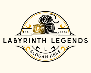 Vintage Camera Photography logo design