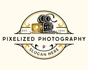 Vintage Camera Photography logo design