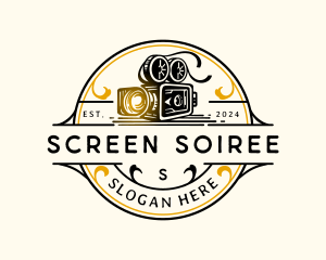 Vintage Camera Photography logo design