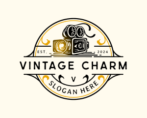 Vintage Camera Photography logo design