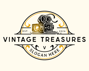 Vintage Camera Photography logo design