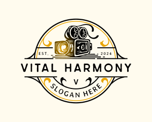 Vintage Camera Photography logo design