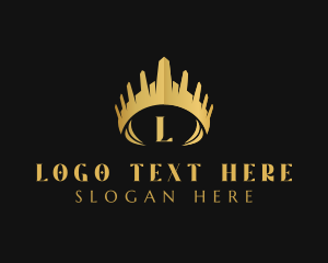 Elegant Pageant Crown logo