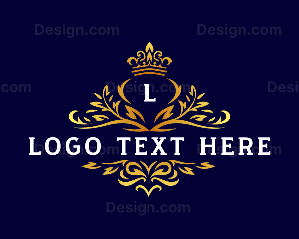 Luxury Ornament Crown Logo