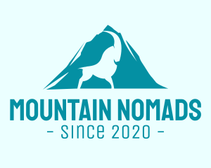 Blue Mountain Goat logo design