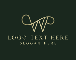 Classy Brand Letter W logo