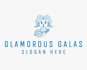 Greek Fashion Lady logo