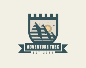 Travel Adventure Mountain logo design