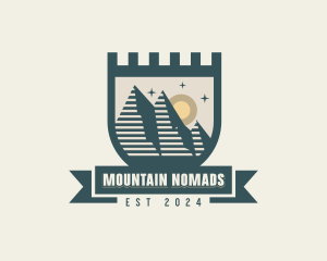 Travel Adventure Mountain logo design