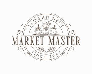 Vegetable Farmers Market logo design