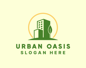 Real Estate Urban Building logo design