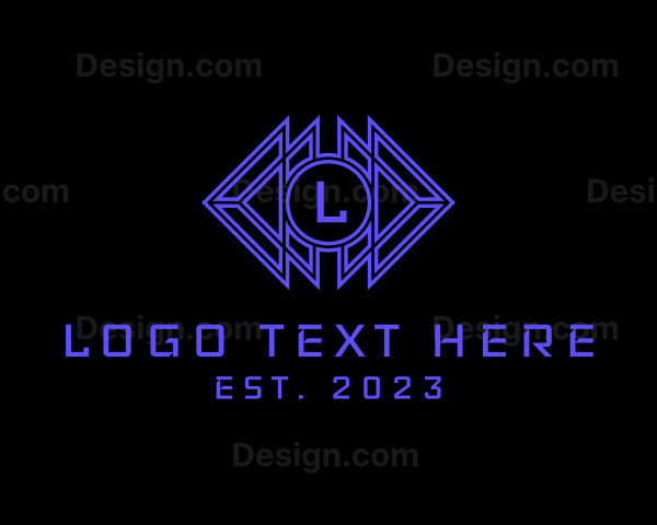 Modern Futuristic Technology Logo