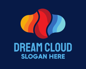 Colorful Cloud Weather logo design