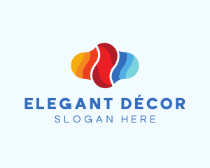 Colorful Cloud Weather logo design