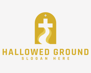 Cross Christian Chapel logo design