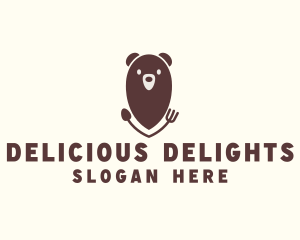 Bear Food Restaurant  logo design