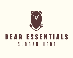 Bear Food Restaurant  logo design